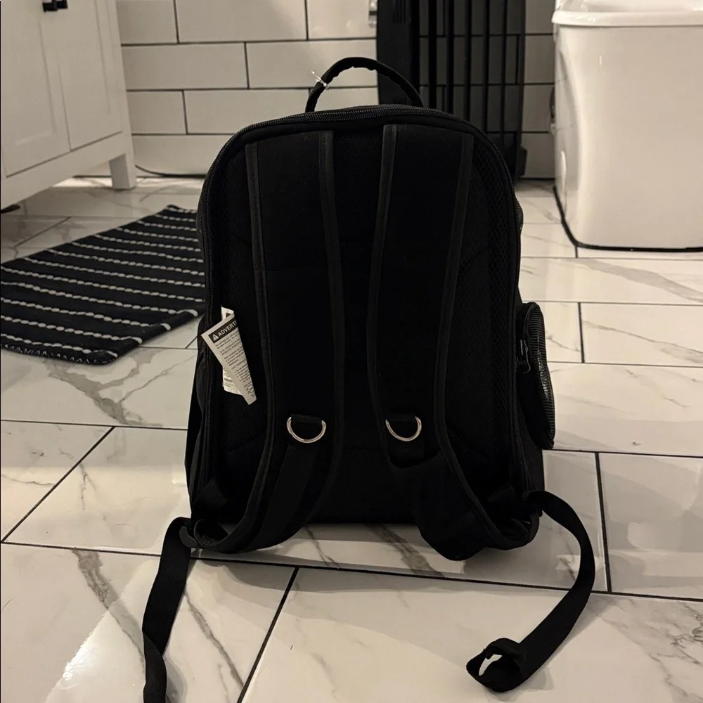 Black pet carrier with Bubble Window